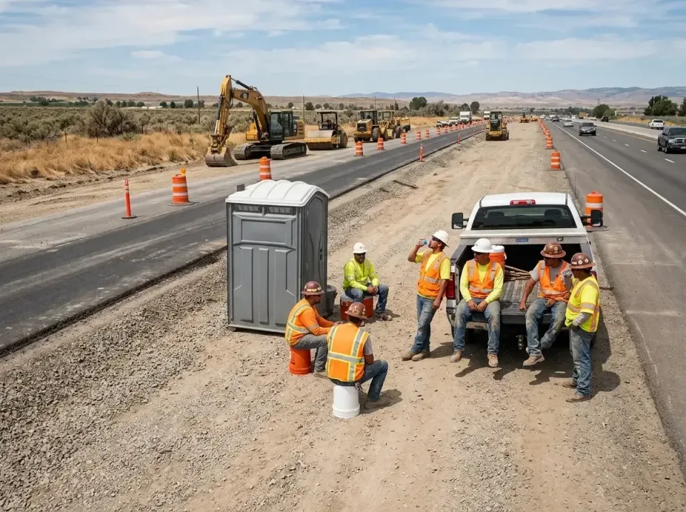 highway-road-construction-crew-007 — frequently asked questions, Porta Potty and Restroom Rentals in McConnelsville, OH